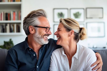 Happy loving couple